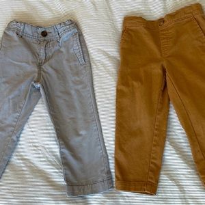 Two pairs of toddler boy pants 2t
